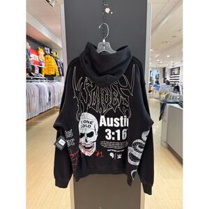 Darc Sport x WWE Stone Cold Steve Austin 3:16 Pierce Sweatshirt Hoodie Black